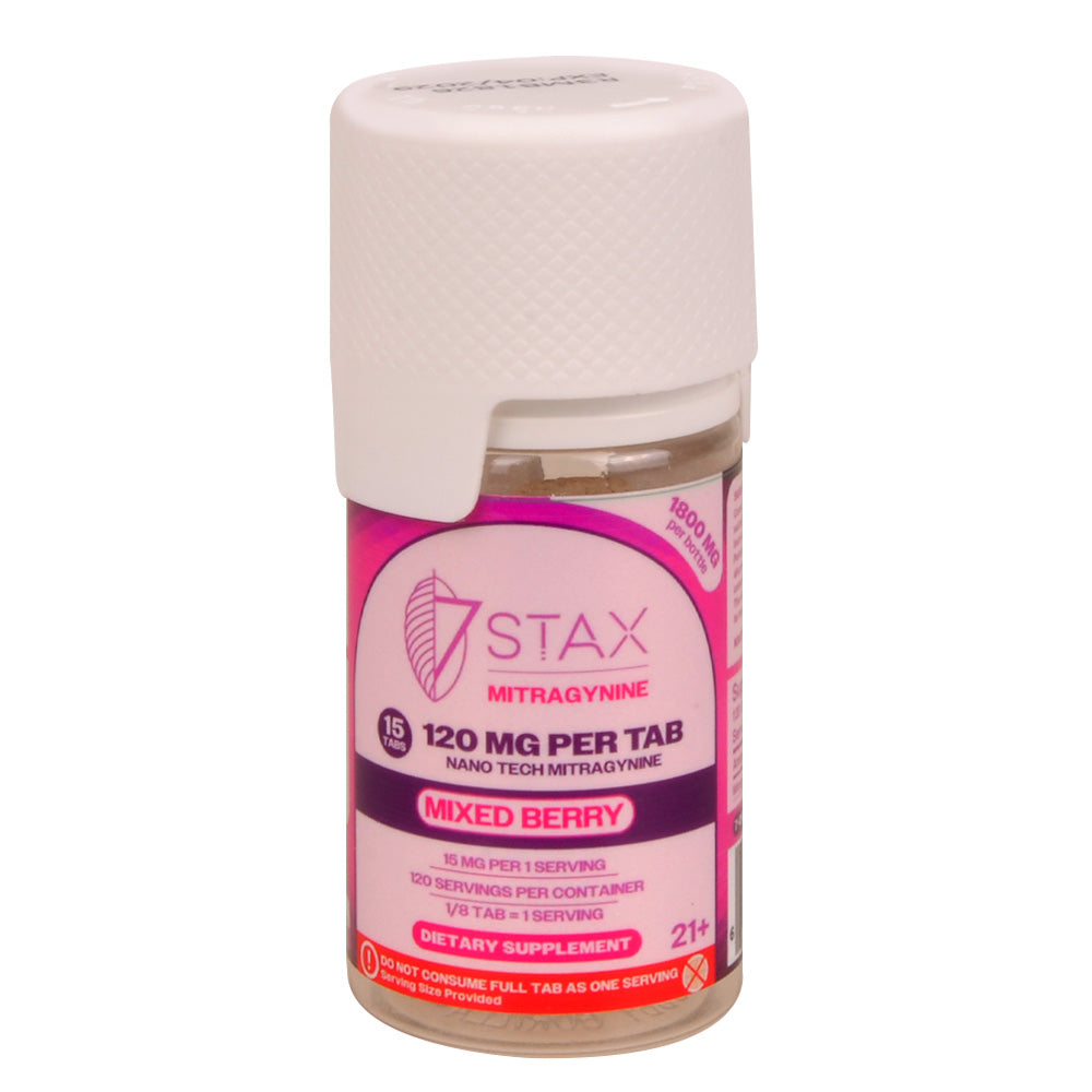 7Stax Nano Tech Mitragynine Tablets, 120mg, 15 count