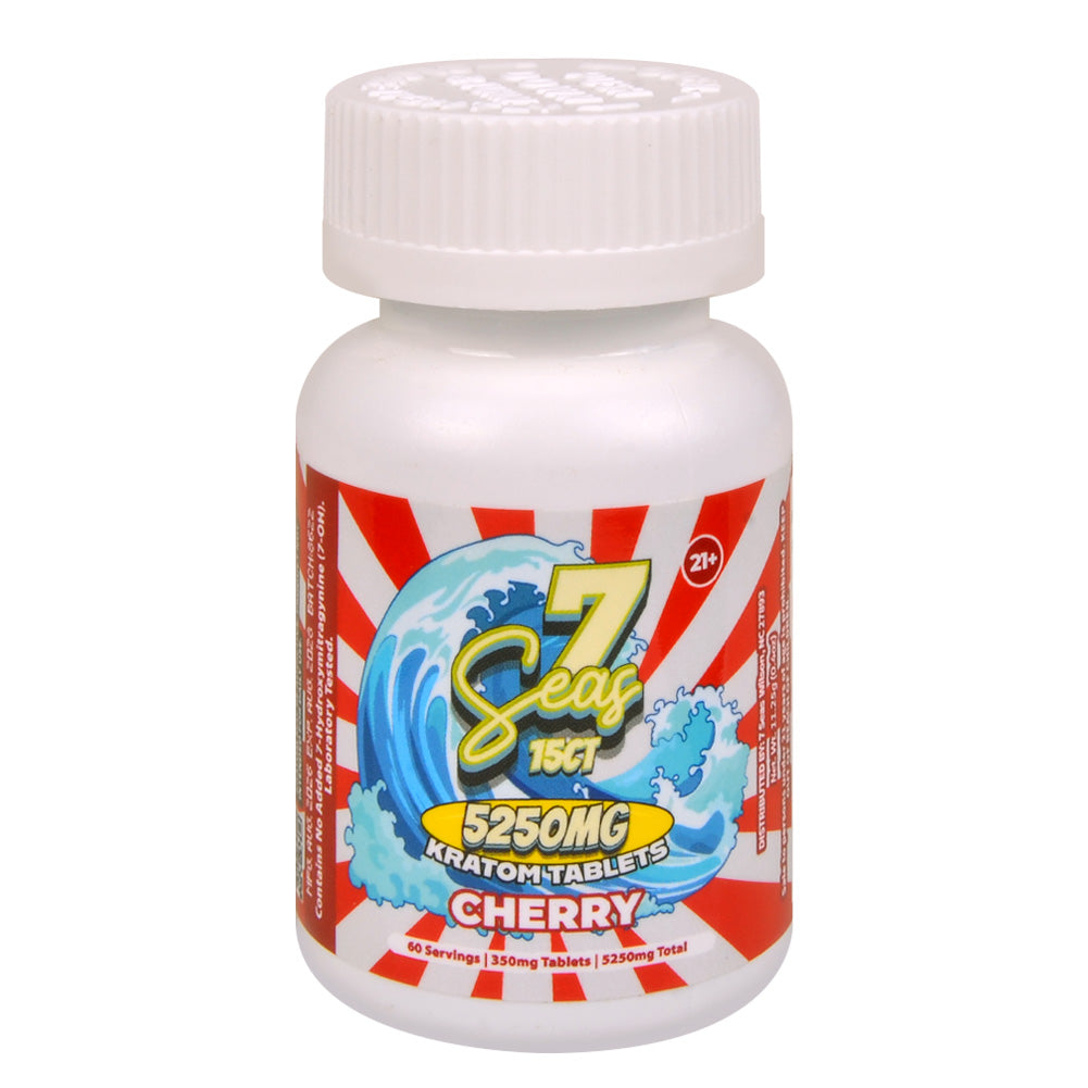 7 Seas Kratom Tablets, 1400mg, 15 count