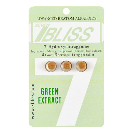 7 Bliss Hydroxymitragynine Kratom Tablets