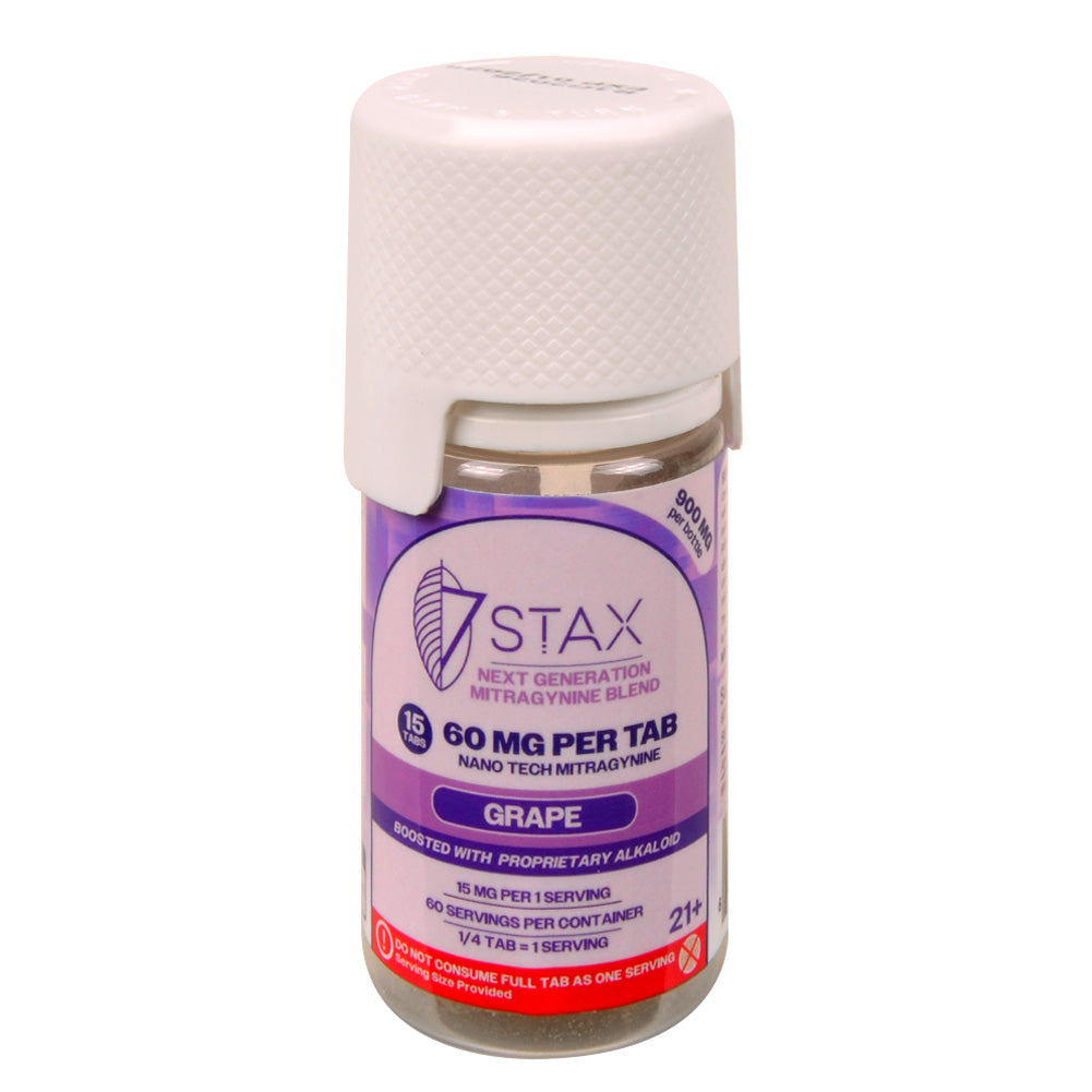 7Stax Nano Tech Mitragynine Tablets, 60mg, 15 count