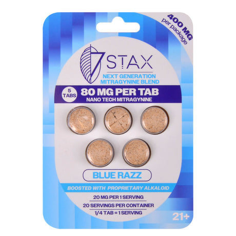 7Stax Nano Tech Mitragynine Tablets, 80mg, 5 count